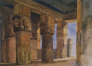 Tempel van Denderah, Opper-Egypte door William James Muller