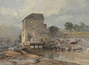 De Brug bij Llangollen door William James Muller