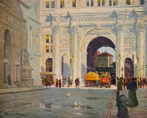De Stadspoort, ca. 1917 door William Jean Beauley
