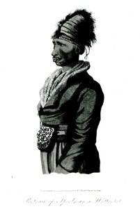 Portret van Speelman, een Hottentot, 1814 door William John Burchell