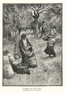Het verzamelen van de ciderappels door William John Hennessy