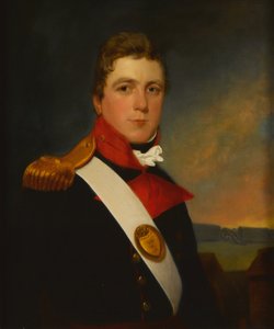 Majoor Christopher Hodgson, Bombay Artillerie door William John Newton
