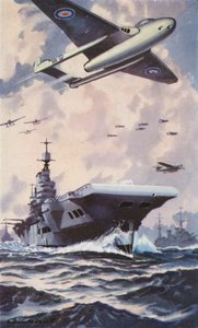 Brits vliegdekschip door William John Patton McDowell