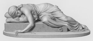 Beatrici Cenci, gegraveerd door W Roffe naar het beeldhouwwerk van Harriet Hosmer