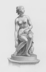 Voorbereiding voor het bad (gravure) door William John Roffe