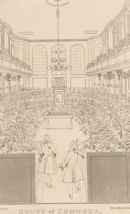 House of Commons, zoals het verscheen in 1741-2 door William Johnstone White