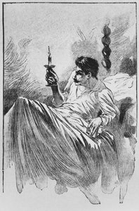 De verteller in bed, illustratie uit 