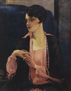 Portret van een vrouw, halve lengte, 1905