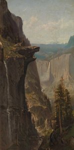 Yosemite Falls, vanaf Glacier Point door William Keith