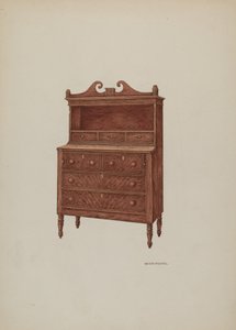 Secretaire kast, 1935-1942