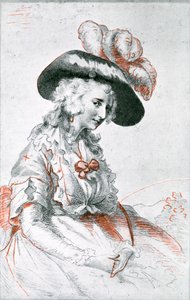 Portret van een dame door William Lane