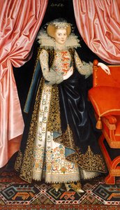Waarschijnlijk Elizabeth Cary, née Tanfield, c.1615 door William Larkin