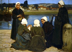 Bretonse Vrouwen door William Lee Hankey