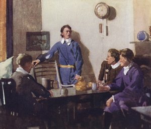 Illustratie voor De Volmaakte Visser door Izaak Walton door William Lee Hankey