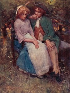 Illustratie voor The Deserted Village door Oliver Goldsmith