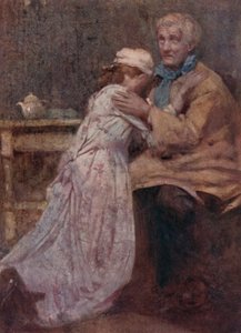 Illustratie voor Het Verlaten Dorp door Oliver Goldsmith door William Lee Hankey
