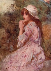 Illustratie voor Het Verlaten Dorp door Oliver Goldsmith door William Lee Hankey