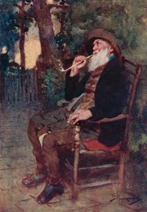 Illustratie voor Het Verlaten Dorp door Oliver Goldsmith door William Lee Hankey