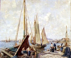 Haven van Le Touquet door William Lee Hankey