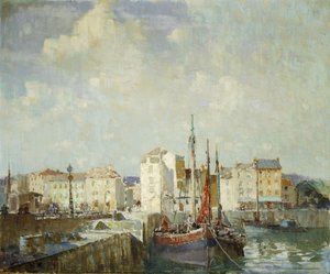 De Binnenhaven, Dieppe door William Lee Hankey