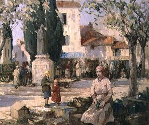 De Markt door William Lee Hankey