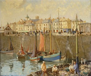 De Quai, Dieppe door William Lee Hankey