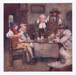 Waar dorpsstaatslieden met diepe blikken spraken, en nieuws veel ouder dan hun bier rondging