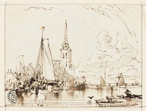 Op de Theems door William Leighton Leitch