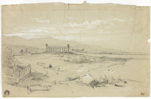 Paestum door William Leighton Leitch
