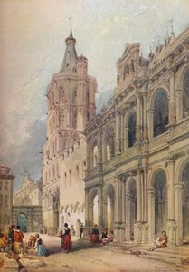Stadhuis, Keulen, ca. 1841 door William Leighton Leitch