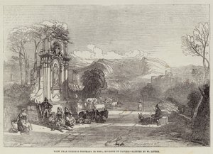 Uitzicht bij Ournelo Contrada di Sora, Koninkrijk Napels door William Leighton Leitch