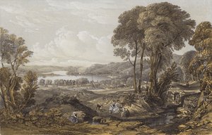 Uitzicht op de Clyde boven de Erskine-veerboot