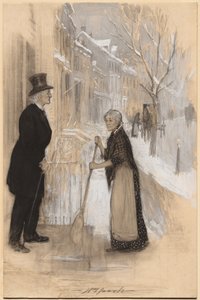 Schets ter illustratie van Niet eervol ontslagen, 1904