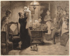 Schets voor illustratie De Stationaire Baby, 1912