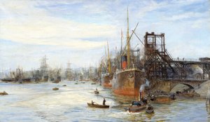 Barry Docks door William Lionel Wyllie