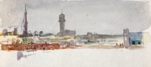 Kuststad door William Lionel Wyllie