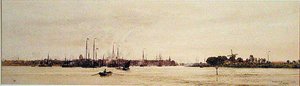 Dordrecht door William Lionel Wyllie