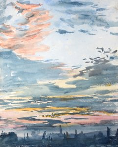 Avond over de Stad door William Lionel Wyllie