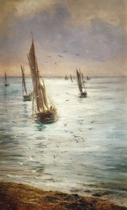 Op Weg naar Huis door William Lionel Wyllie