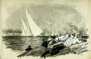 De raceboot van Lord Dufferin (Frederick Temple Hamilton-Temple-Blackwood)