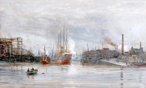 Monding van de Kelvin door William Lionel Wyllie