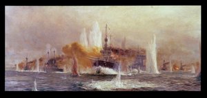 De Slag bij Jutland in 1916