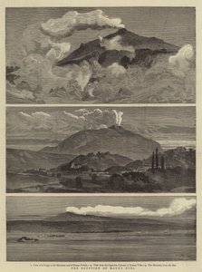 De uitbarsting van de Etna door William Lionel Wyllie