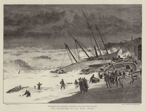 De orkaan in West-Indië door William Lionel Wyllie