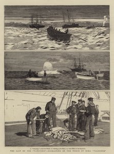 De laatste van de voorhoede, ontmasting van het wrak door HMS Valorous