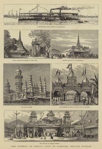 Het bezoek van de onderkoning van India aan Rangoon, Brits Birma