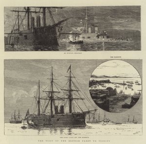 Het Bezoek van de Britse Vloot aan Triëst door William Lionel Wyllie