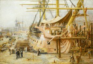 De restauratie van HMS 