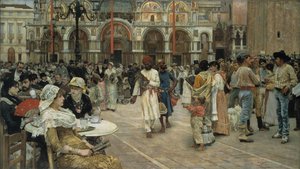 Het Piazza van San Marco, Venetië