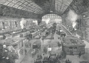 Cannon Street Station - Nacht, 1891
